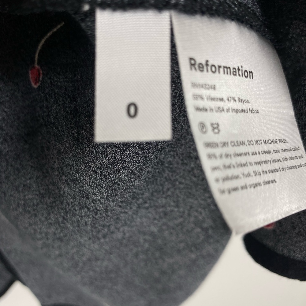 Reformation Cherry Concord Dress in Maraschino - Picture 7 of 7